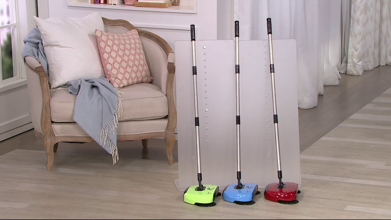 EasyEdge Lightweight Hard Floor Sweeper on QVC YouTube
