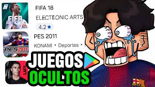 Probé JUEGOS de FUTBOL OCULTOS en la PLAY STORE
