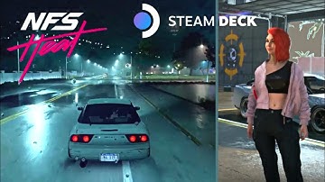 NFS Heat - Steam Deck Review Gameplay and Settings - 7/10 Score