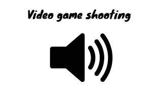 Shooting video game - sound effect - [High quality]