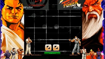 [KOF VS. SF] Takuma, Ryo, Robert & Mr. Karate VS. Gouken, Ryu, Ken & Akuma
