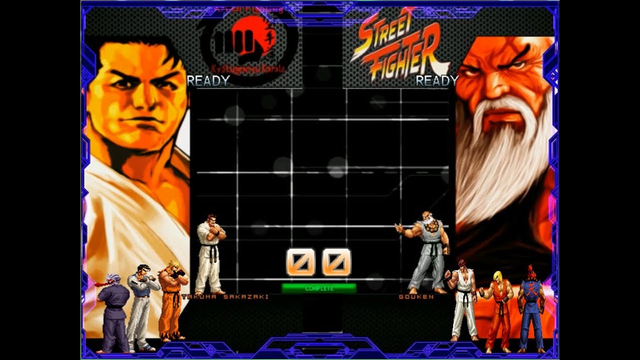 [KOF VS. SF] Takuma, Ryo, Robert & Mr. Karate VS. Gouken, Ryu, Ken ...