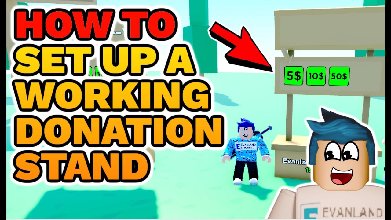 how to set up a stand in pls donate! #roblox #plsdonate #fyp #tutorial, how to set up please donate