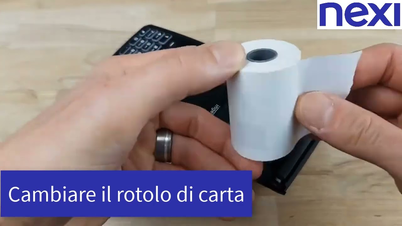 Ingenico Move 3500   07   Cambiare il rotolo di carta IT
