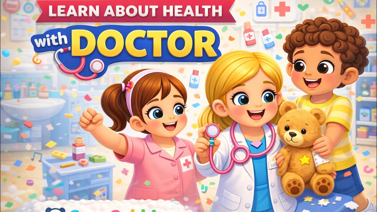 Healthy Habits for Kids 🪥🩺 | Fun Doctor Play | Learn to Brush Your Teeth | Dental Hygiene for kids