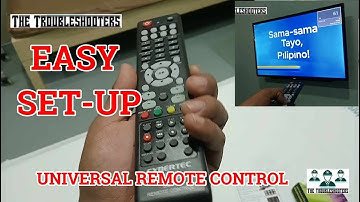 UNIVERSAL REMOTE CONTROL EASY SET-UP (CYBERTECH) #ShopeeTagToWin
