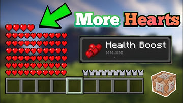 How to Get MORE Hearts in Minecraft | Command Block Tutorial
