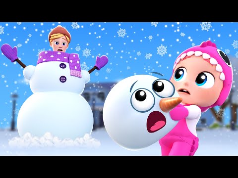Now It's Time to Build a Snowman! | Magical Winter Nursery Rhyme | Bubbleee Sing , Dance and Learn