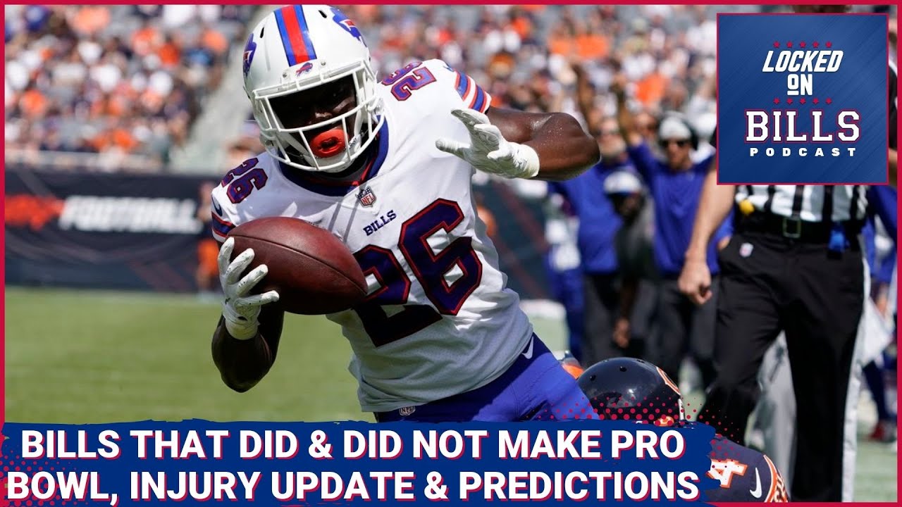 Buffalo Bills' Pro Bowlers, Injury Update and Predictions vs Chicago