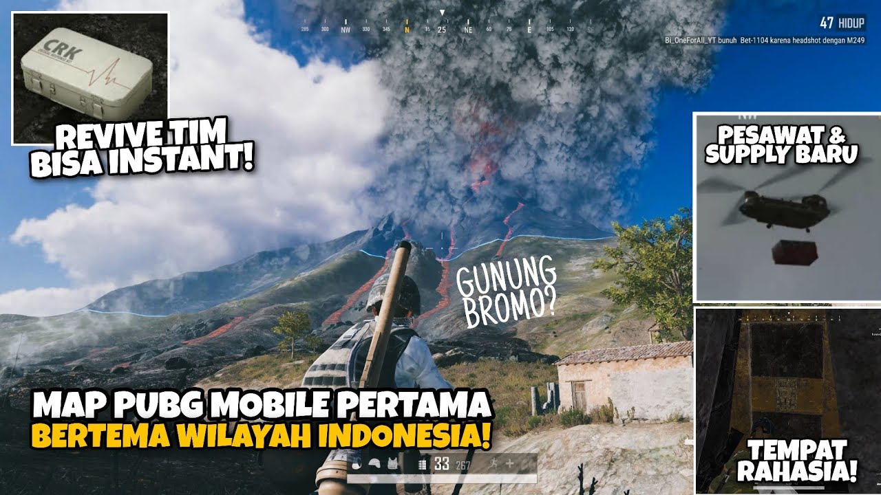 Coba Map Baru Paramo Di Pubg Mobile Item Baru Crk Airdrop Baru Besar Map Pubg Nuansa Indonesia Youtube