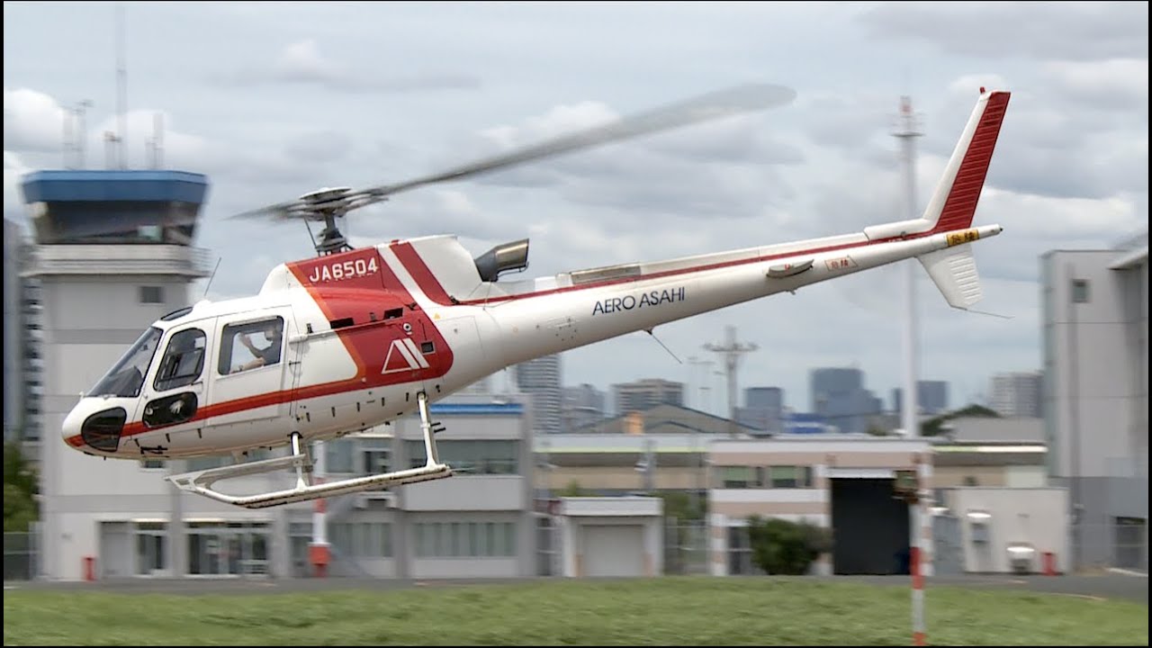 ヘリコプター】 Eurocopter AS350 Ecureuil/AStar JA6504 （朝日航洋
