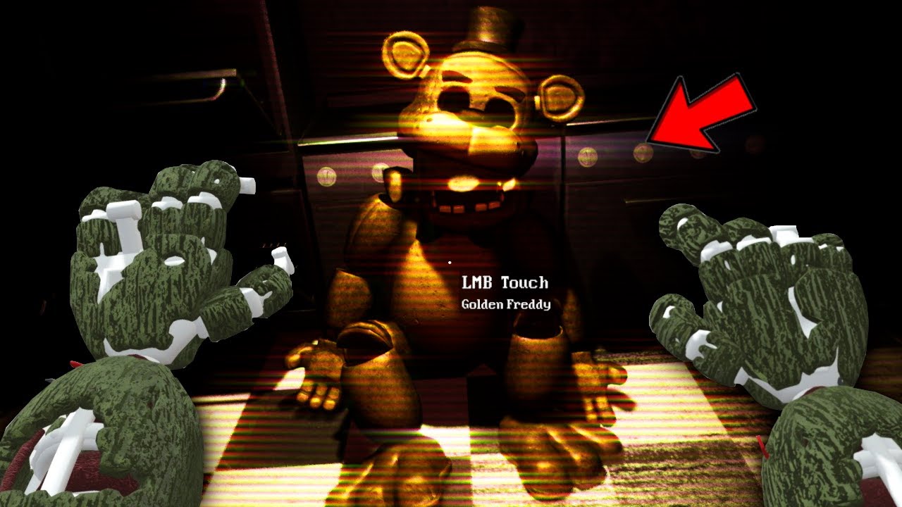 Ich SPIELE als SPRINGTRAP und BERÜHRE GOLDEN FREDDY