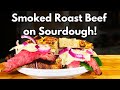Smoked Roast Beef on Sourdough Sandwich