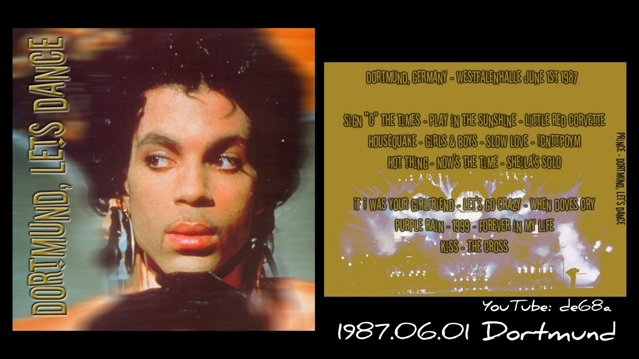 洋楽 HKL Live in Dortmund 1987.06.01 Prince - Dortmund , Westfallenhallen (Version 2