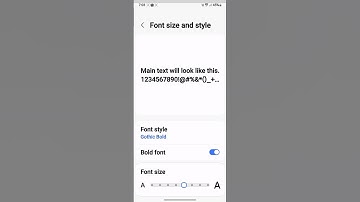 Samsung a35 5g me font style change kaise kare | how to change font style in Samsung a35 5g