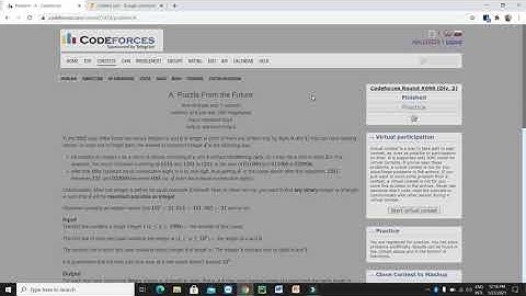 A. Puzzle From the Future || Codeforces Round  696 (Div. 2)