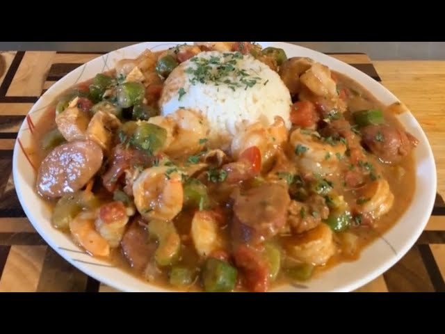 New Orleans Shrimp Sausage Gumbo - My Food Story
