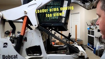 Bobcat S650 slow loader arms - pressure relief valve replacement