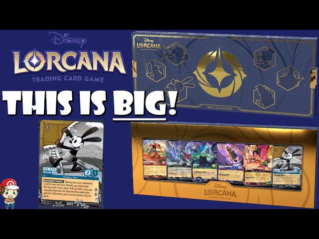 Stunning D23 Set Officially Revealed! 1st Ever Oswald! This WILL be Big!  (HUGE Disney Lorcana News) - YouTube