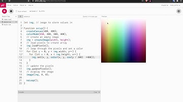 Set Pixel values in p5js array