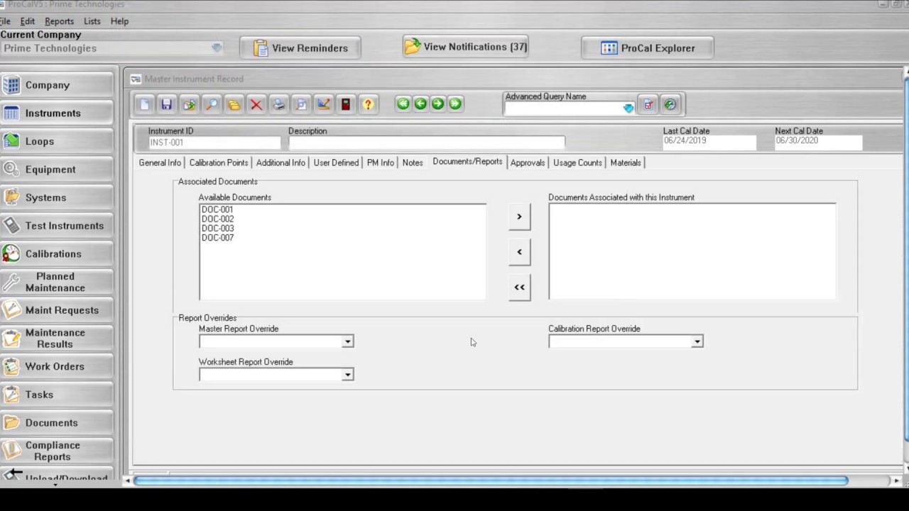 Master Instrument Record - YouTube