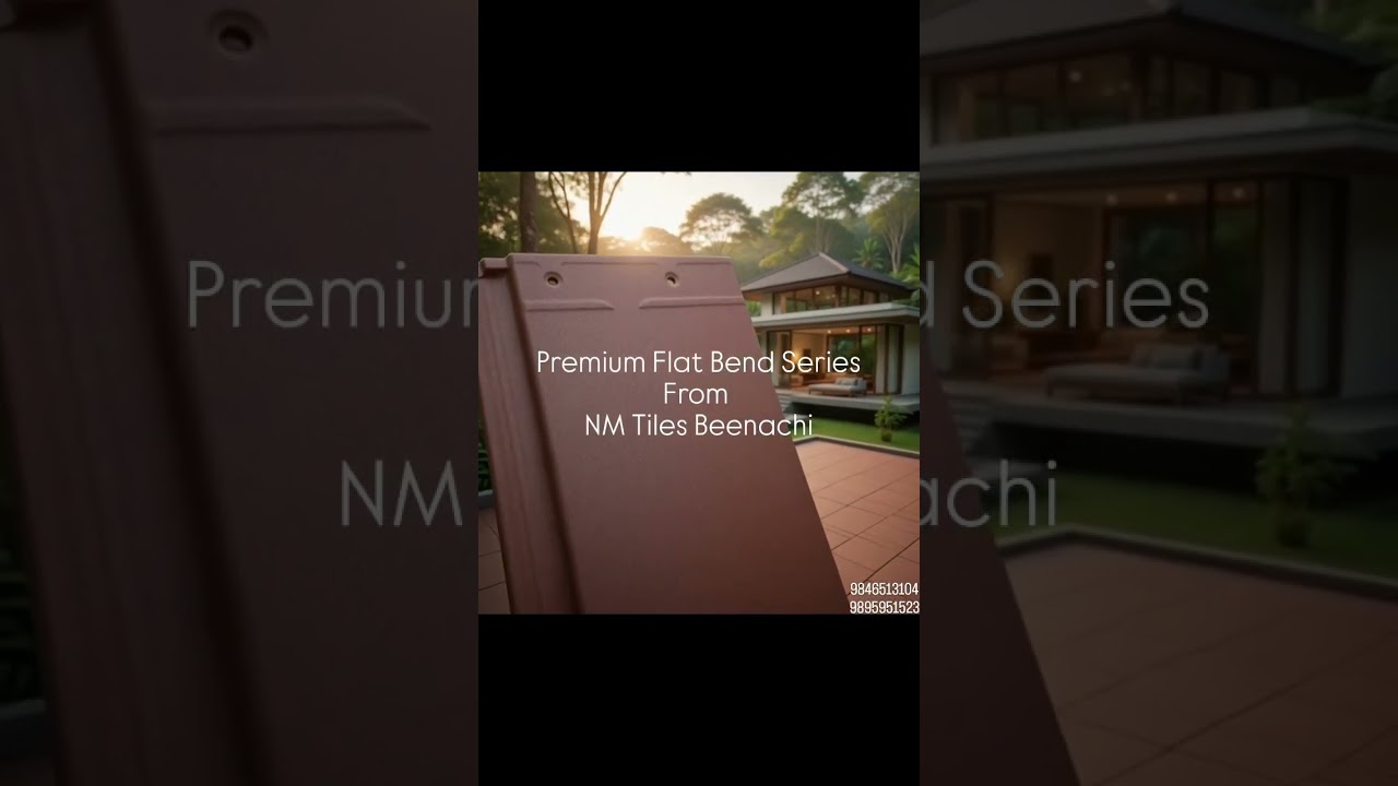 Premium Flat Bend Roof Tiles Kerala | Eagle Roof – Lightweight, Fire & Leak Proof! 🏡🔥 #roofrightflat