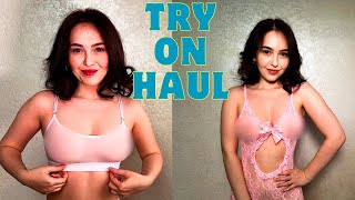 Transparent Try On Haul with Julia | Lingerie review