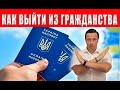 ВАЖНАЯ ИНФОРМАЦИЯ! Как легко и просто выйти из украинского гражданства