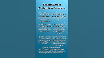 8 Mark Questions | Edexcel A-Level Business