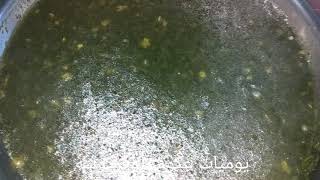 عملنا اكله شتويه (الخبيزه)We worked hibza winter food