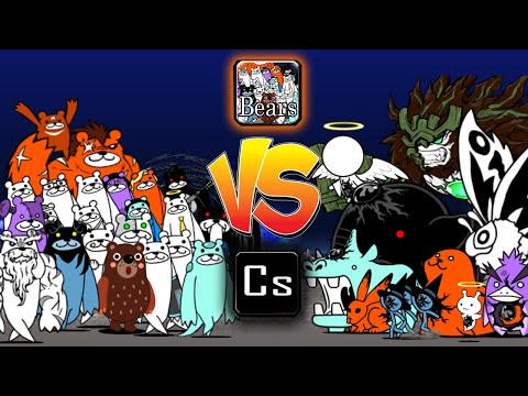 The Battle Cats - All Bears VS Colossus (Trait War)
