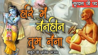 हरि मैं नैनहीन तुम नैनाb| Surdas ji pad | कृष्ण भजन #surdas