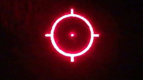 Range of Brightness on EOTech Red Dot Holosight EXPS XPS NV