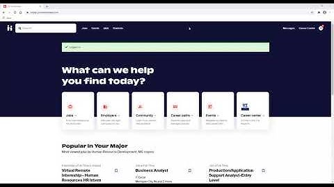 Handshake: How To Set An Appointment with your Career Coach