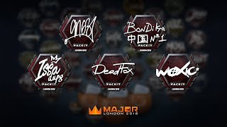 HellRaisers stickers overview / FACEIT Major: London 2018