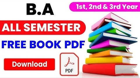 How to download B.A all books in hindi | b.a books kaise download karen | b.a books download