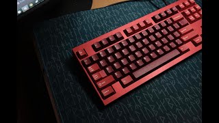 Geonworks F1-8X-722 | Cherry MX Black Retools on Alu | Sound test
