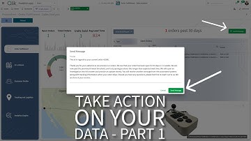 Part 1 - Quick Demo - Taking Action On Your Data with Qlik Automate and Qlik Cloud
