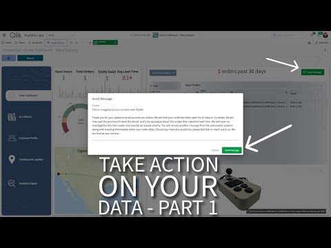 Part 1 - Quick Demo - Taking Action On Your Data with Qlik Automate and Qlik Cloud - video from CACI