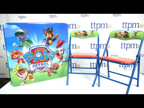 paw patrol wooden table and chairs