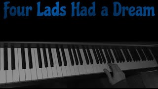 ⚽ Four Lads Had a Dream 🔴⚪🔵 Rangers Songs 🎹 Piano with lyrics