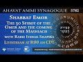 Worldwide Shacharit and Torah service for Parashat Emor