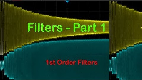 Filters part 1 - 1st Order Filters # 199