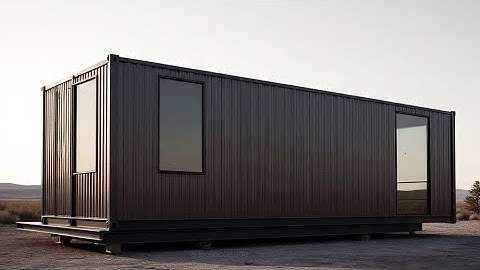 A BIG Off-Grid 2 Room Container House In The Woods