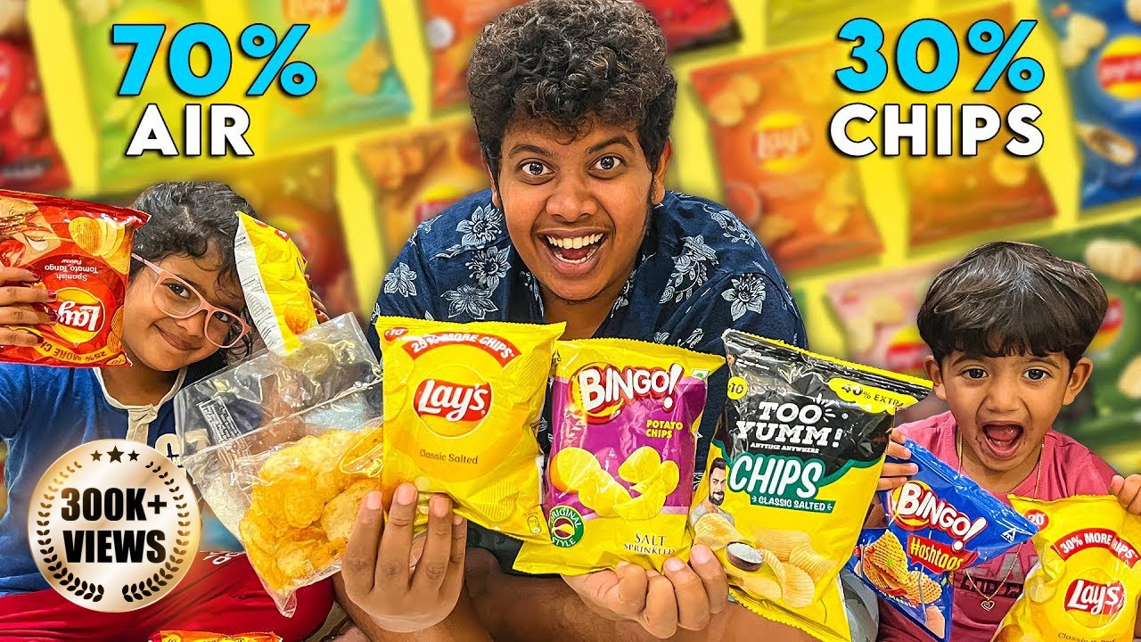 LAYS VS BINGO, Chips Comparison Irfan's View YouTube