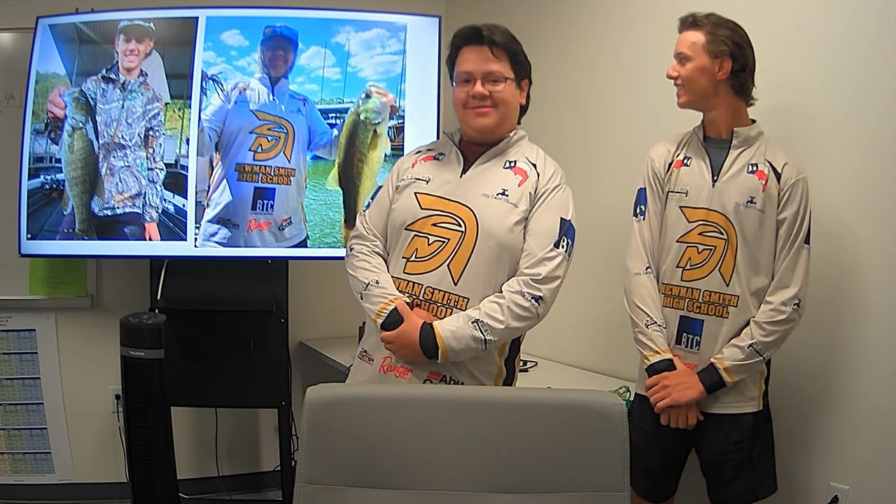Newsday with the NSHS Bass Fishing Team Ruben and Preston!