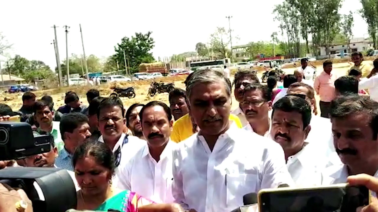 Harish Rao Inspects TRS Preparatory Meeting Arrangements At Medak | Parliament Elections ||VS9NEWS