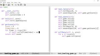 テスト駆動によるBowling Kata Python