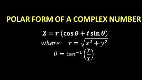Polar Form of complex Numbers | complex Number Class 8