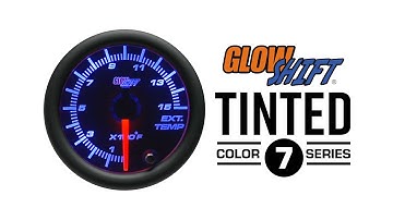 GlowShift | Tinted 7 Color Series 1500° Pyrometer EGT Gauge